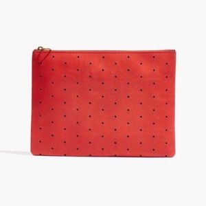 🆕 NWT Madewell Large Clutch Geo Holepunch
